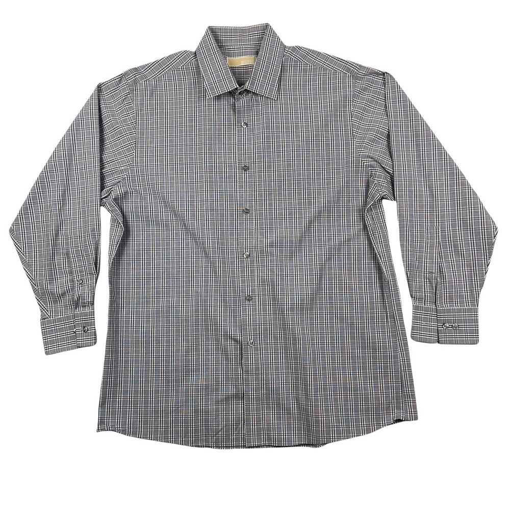 Michael Michael Kors Cotton Casual Button Down Shirt Size 16 1/2 XL